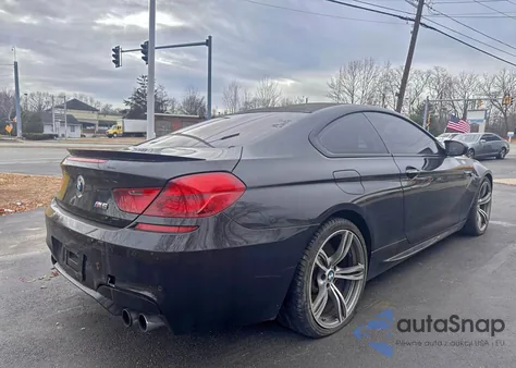 2013 BMW M6 z USA, uszkodzony, nr VIN WBSLX9C52DD159842